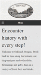 Mobile Screenshot of historicoaklandoregon.com